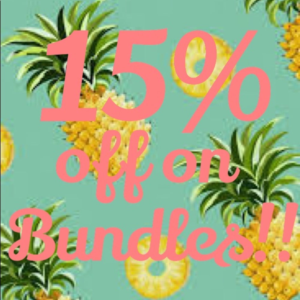 15% Discount in Bundles of 2 or more!